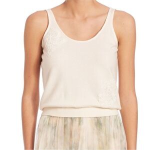NWT $150 Jenny Yoo Cora lace applique tank